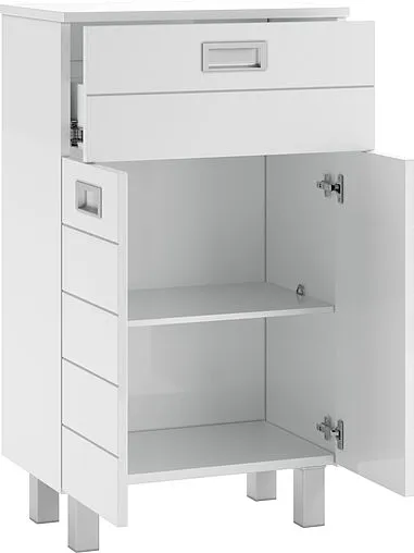 Комод напольный Домино Cube 50 белый DC5015K