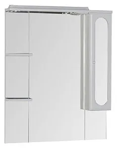 Шкаф-зеркало Aquanet Марсель 80 белый 100301 Шкаф-зеркало Aquanet Марсель 80 белый 100301, 1