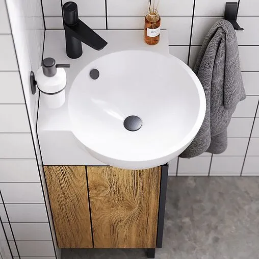 Тумба под умывальник напольная Aqwella Porto 45 дуб балтийский POR0104DB