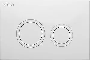 Клавиша смыва для унитаза Am.Pm ErgoFit L I110101 белый глянцевый Клавиша смыва для унитаза Am.Pm ErgoFit L I110101 белый глянцевый, 3