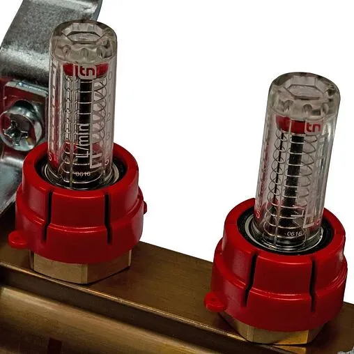 Группа коллекторная с расходомерами 4 отвода 1&quot;в/в x ¾&quot;ек Stout SMB 0473 000004