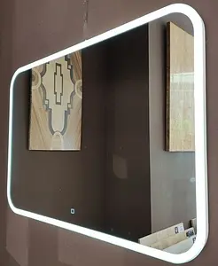 Зеркало с подсветкой Continent Demure Led 100 с часами белый ЗЛП727 Зеркало с подсветкой Continent Demure Led 100 с часами белый ЗЛП727, 2