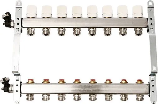 Группа коллекторная распределительная 8 отводов 1&quot;в/в x ¾&quot;ек Uni-fitt 451I4308