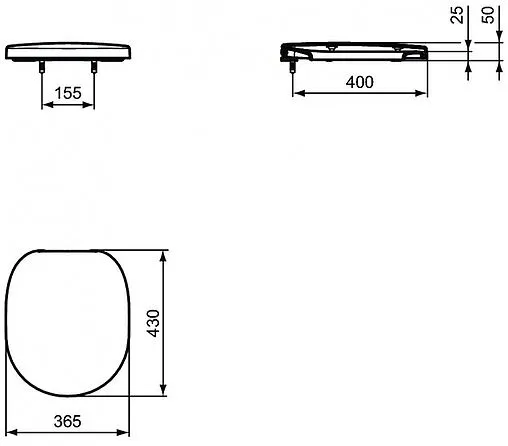 Унитаз подвесной Ideal Standard Connect белый W941102 Унитаз подвесной Ideal Standard Connect белый W941102