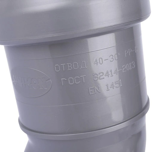 Отвод внутренний D=40мм Угол 30° Sinikon 504015.R
