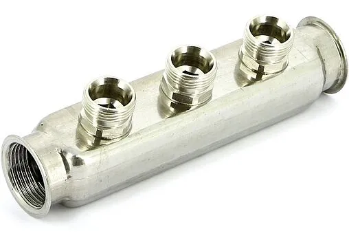 Коллектор распределительный проходной 3 отвода 1&quot;в/в x ¾&quot;ек Uni-fitt 430I4303