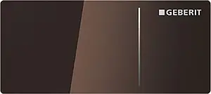 Клавиша смыва для унитаза Geberit Sigma 70 115.635.SQ.1 стекло/умбра, 1