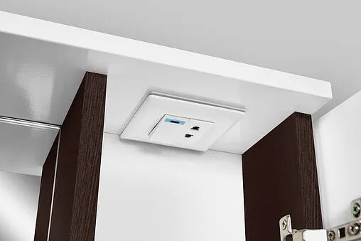 Шкаф-зеркало Am.Pm Like 65 R белый глянец/венге M80MPR0651VF