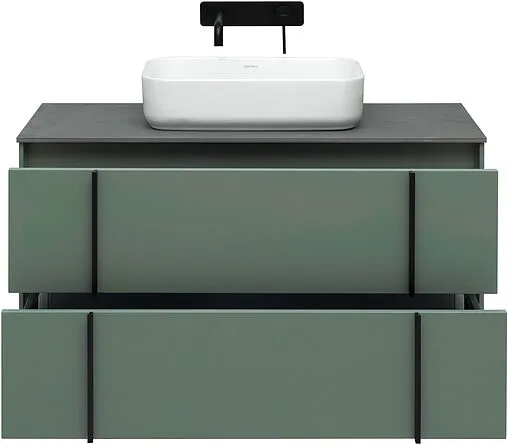 Тумба под умывальник подвесная Allen Brau Reality 100 олива 1.32007.CGM