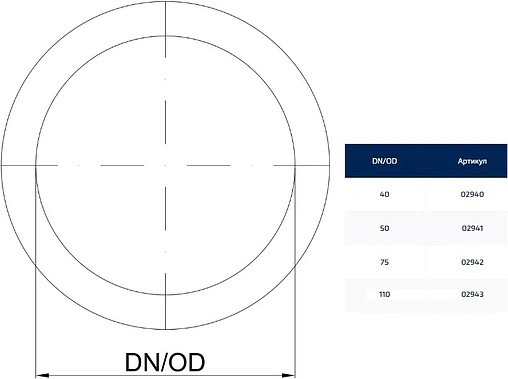 Кольцо уплотнительное D=110мм Poloplast POLO-KAL NG P2943