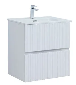 Тумба-умывальник Aquanet Джейн 60 белый матовый 00313284+, 1