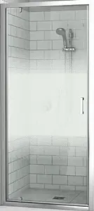 Дверь в нишу 800мм прозрачное/матовое стекло Roltechnik Lega Line LLDO⅛00 551-8000000-00-21, 1