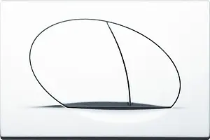 Клавиша смыва для унитаза Pestan Play 40006357 белый глянцевый, 1