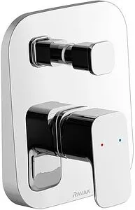 Смеситель для ванны скрытого монтажа Ravak 10° Free хром X070134, 1