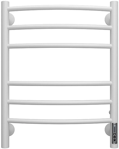 Полотенцесушитель электрический лесенка Terminus Классик П6 450х600 электро quick touch КС 9003 белый матовый 4670078527561