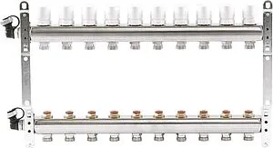 Группа коллекторная распределительная 10 отводов 1"в/в x ¾"ек Uni-fitt 451I4310 Группа коллекторная распределительная 10 отводов 1"в/в x ¾"ек Uni-fitt 451I4310, 5