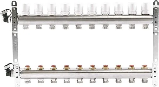 Группа коллекторная распределительная 10 отводов 1&quot;в/в x ¾&quot;ек Uni-fitt 451I4310