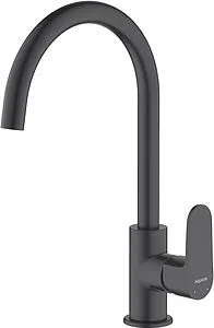 Смеситель для кухни Aquatek Оберон чёрный матовый AQ1282MB Смеситель для кухни Aquatek Оберон чёрный матовый AQ1282MB, 1