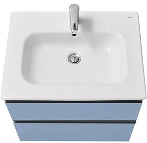 Тумба-умывальник подвесная Roca Domi 60 небесный синий ZRU9307870+ Тумба-умывальник подвесная Roca Domi 60 небесный синий ZRU9307870+, 4