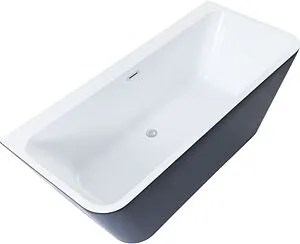 Ванна акриловая отдельностоящая Aquanet Family Perfect 170x75 Matt Finish белый матовый/панель Black matte 13775-MW-MB Ванна акриловая отдельностоящая Aquanet Family Perfect 170x75 Matt Finish белый матовый/панель Black matte 13775-MW-MB, 4