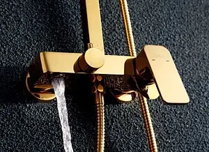 Душевая система со смесителем для ванны D&K Berlin.Tourto золото DA1433703A01 Душевая система со смесителем для ванны D&K Berlin.Tourto золото DA1433703A01, 5