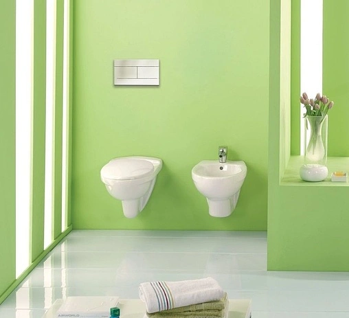 Комплект 5 в 1 Jacob Delafon Elite E21742RU-00 с кнопкой E4316-CP хром глянцевый