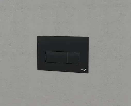 Клавиша смыва для унитаза VitrA Root Square 740-2311 черный матовый
