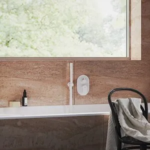 Смеситель для душа скрытого монтажа Ravak Eleganta белый матовый X070264, 4