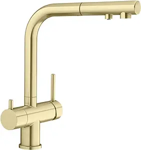 Смеситель для кухни с подключением к фильтру Blanco Fontas-S II satin gold 526694 Смеситель для кухни с подключением к фильтру Blanco Fontas-S II satin gold 526694, 1