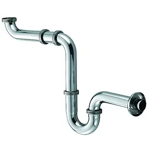 Сифон трубный для раковины Kludi хром 1025505-00 Сифон трубный для раковины Kludi хром 1025505-00, 1
