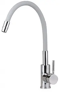 Смеситель для кухни Gross Aqua ColorFlex хром/серый 3241508G, 1