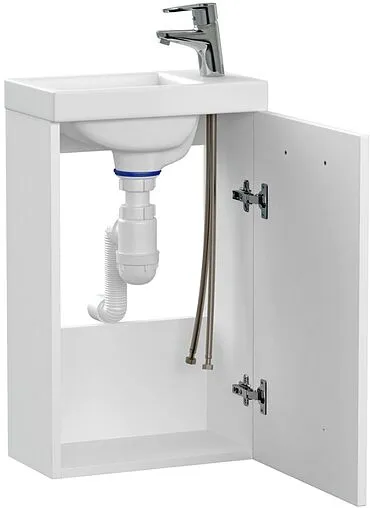 Тумба-умывальник 4 в 1 подвесной Cersanit Base (4 в 1) белый 64228