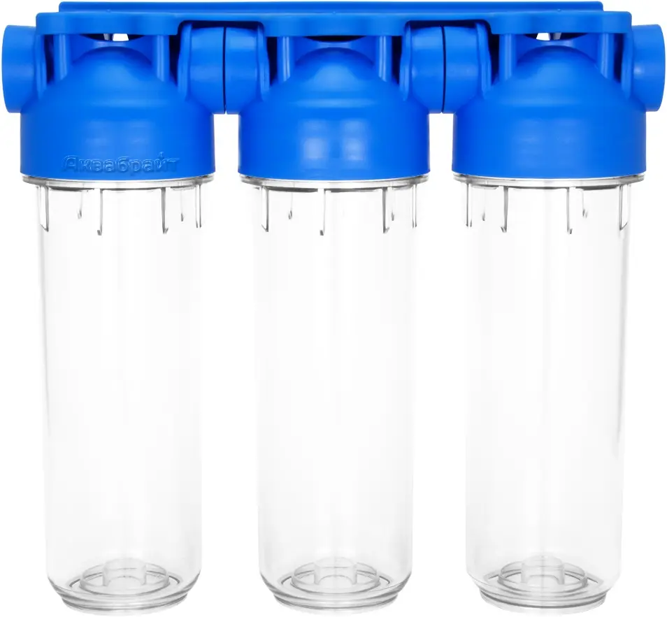 Корпус фильтра ¾"в x ¾"в Slim Line 10" Аквабрайт АБФ-3-34 Корпус фильтра ¾"в x ¾"в Slim Line 10" Аквабрайт АБФ-3-34, 3