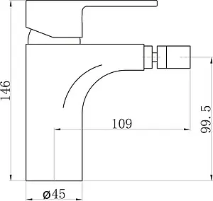 Смеситель для биде BelBagno Loyd хром LOY-BD-CRM Смеситель для биде BelBagno Loyd хром LOY-BD-CRM, 2
