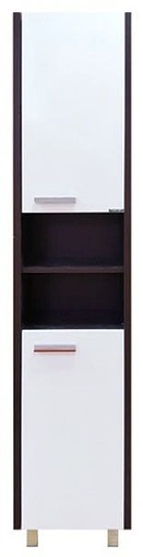 Шкаф-пенал напольный Comforty Барселона 40 белый/венге 00003128626CF