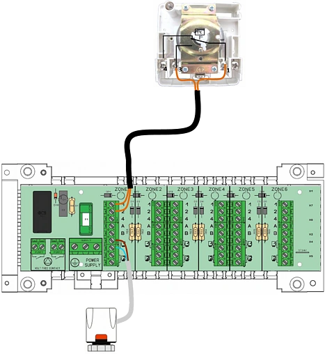 Проводной комнатный терморегулятор НО/НЗ 230В WATTS Belux TI-NL белый 10013363