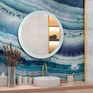 Зеркало с подсветкой Continent Rinaldi Led 64.5 с подогревом белый ЗЛП1008, 4