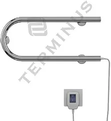 Полотенцесушитель электрический П-образный Terminus Электро 25 ПСЭ П 200x500 полированная сталь 4620768883934
