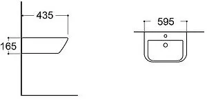 Раковина Aquatek 60 белый AQ5440-00, 2