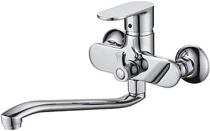 Смеситель для ванны с длинным изливом D&K Rhein Speyer хром DA1313341 Смеситель для ванны с длинным изливом D&K Rhein Speyer хром DA1313341, 3