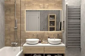 Зеркало с подсветкой Continent Trezhe Led 140x11 с подогревом белый ЗЛП2071, 2