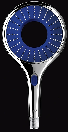 Лейка ручного душа Grohe Rainshower Icon хром/синий 27449000 Лейка ручного душа Grohe Rainshower Icon хром/синий 27449000