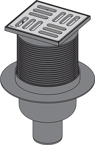 Трап вертикальный Set AlcaPlast 100x100мм APV32 Трап вертикальный Set AlcaPlast 100x100мм APV32
