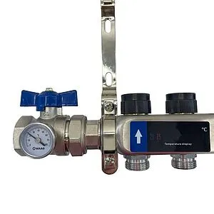 Группа коллекторная без расходомеров 3 отвода 1&quot;в/в x ¾&quot;ек WAAG WG.588.0603.F, 3