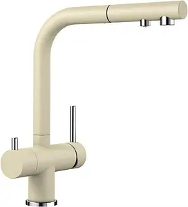 Смеситель для кухни с подключением к фильтру Blanco Fontas-S II шампань/хром 525203 Смеситель для кухни с подключением к фильтру Blanco Fontas-S II шампань/хром 525203, 1