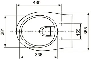 Комплект 6 в 1 TECE V04 9400405.WC1 с кнопкой TECEambia 9240226 хром глянцевый, 3