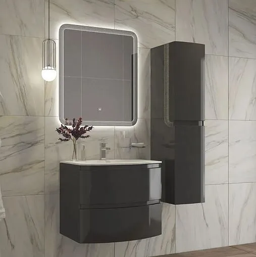 Зеркало с подсветкой Cezares Duet 80x80 CZR-SPC-DUET-800-800-LED-TCH