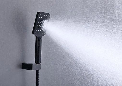 Душевая система с термостатом для ванны Timo Petruma чёрный матовый SX-5149/03SM