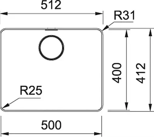 Мойка кухонная Franke Mythos MYX 210-50 нержавеющая сталь 127.0603.517 Мойка кухонная Franke Mythos MYX 210-50 нержавеющая сталь 127.0603.517