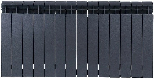 Радиатор биметаллический 14 секции Global Style Plus 500 черный